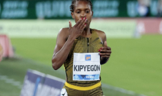 La coureuse Kényane Faith Kipyegon