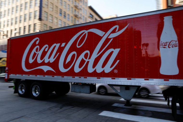 Un camion Coca-Cola à Los Angeles