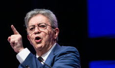 Le chef de file de La France insoumise, Jean-Luc Mélenchon, le 31 janvier 2026 à Roubaix, dans le Nord ( AFP / Sameer Al-DOUMY )