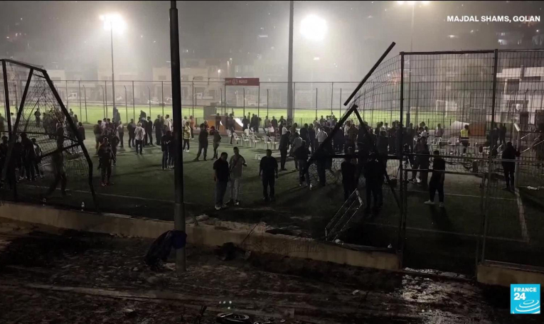 Israël commence sa riposte au tir de roquette lancé depuis le Liban sur le plateau du Golan
