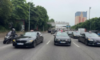 Taxis "en colère": opération escargot sur le périphérique parisien