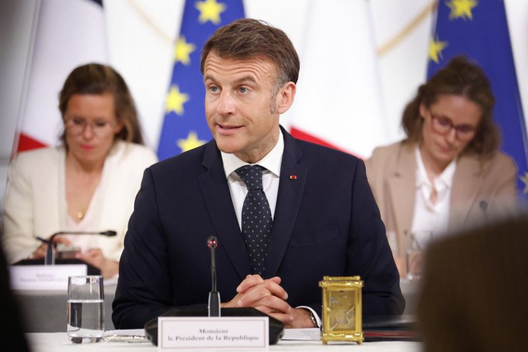 Le président français Emmanuel Macron