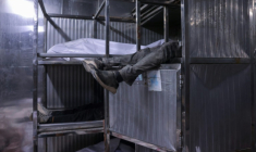 Des corps de Palestiniens tués dans la bande de Gaza, entreposés à la morgue de l'hôpital al-Chifa le 31 juillet 2025 ( AFP / Bashar TALEB )