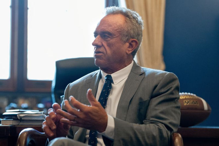 Robert F. Kennedy Jr., U.S. President-elect Donald Trump’s nominee to run the Department of Health and Human Services, at the U.S. Capitol in Washington