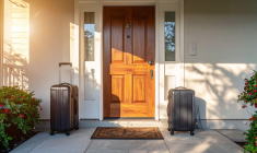 (A l'approche des vacances, prenez vos précautions avant de quitter votre domicile - Visuel créé à l'aide de l'IA)