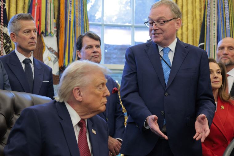 Kevin Hasset est fortement pressenti pour être le successeur de Jerome Powell. (crédit :  Chip Somodevilla/Getty Images/AFP)