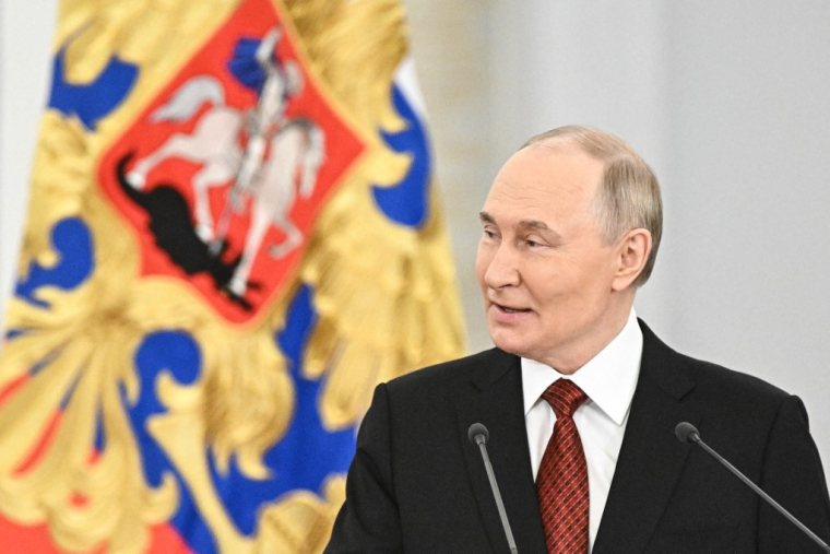 Vladimir Poutine à Moscou, en Russie, le 12 juin 2025. ( POOL / SERGEI BOBYLYOV )