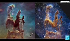 La Nasa dévoile des images des Piliers de la création prises par le télescope spatial James Webb