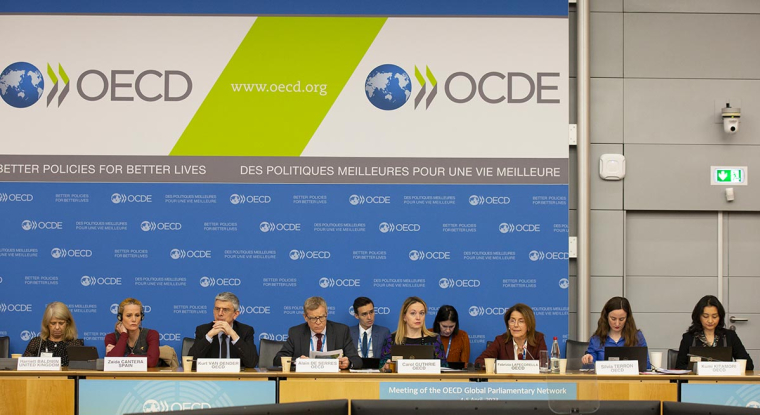 Les experts de l'OCDE ont relevé leurs prévisions pour la Chine, la zone euro et les États-Unis. Mais la croissance est en partie suspendue à l'évolution de la situation en Ukraine. (OCDE)