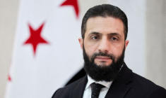 Ahmed al Charaa au palais présidentiel, à Damas