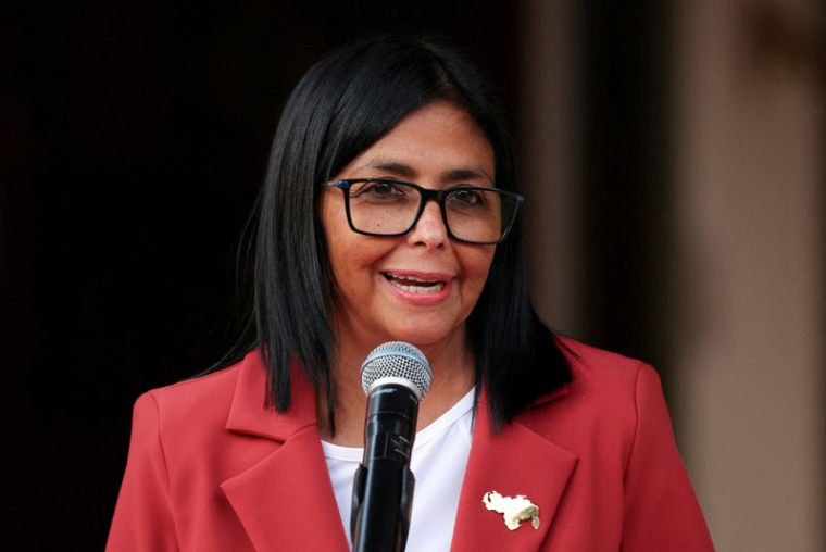 Le président intérimaire du Venezuela, Delcy Rodriguez
