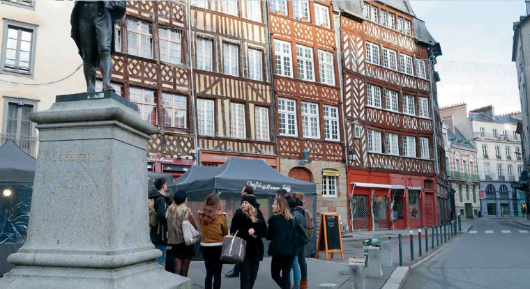 Le prix de l'immobilier à Rennes à prix 63% en cinq ans. (© DR)