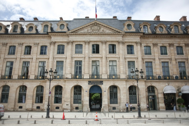 Le ministère de la Justice à Paris, le 7 juillet 2025 ( AFP / Guillaume BAPTISTE )