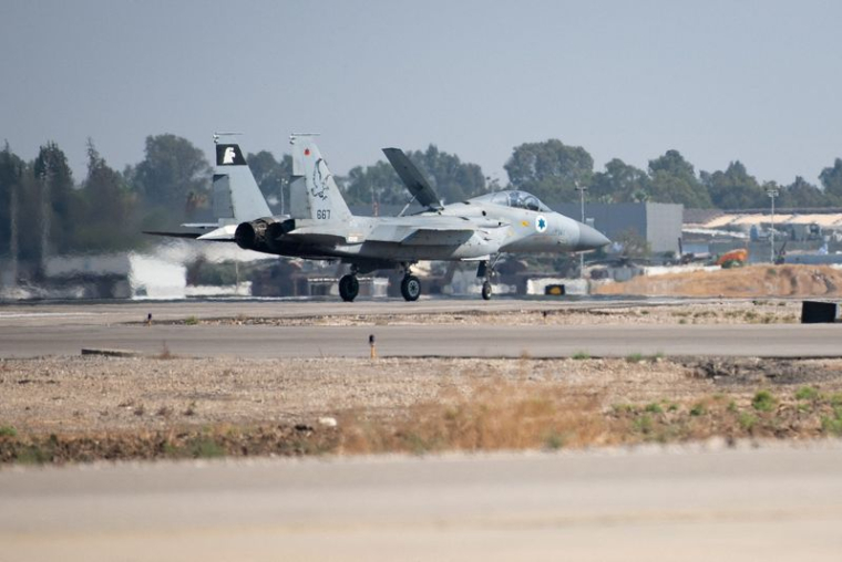 Un avion de chasse israélien F15