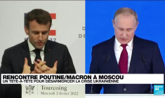Rencontre Poutine/Macron : pas d'avancée décisive à l'issue de l'entretien prévient le Kremlin