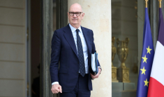 Le ministre de l'Economie Roland Lescure à l'Elysée à Paris, le 1er juillet 2026 ( AFP / SIMON WOHLFAHRT )