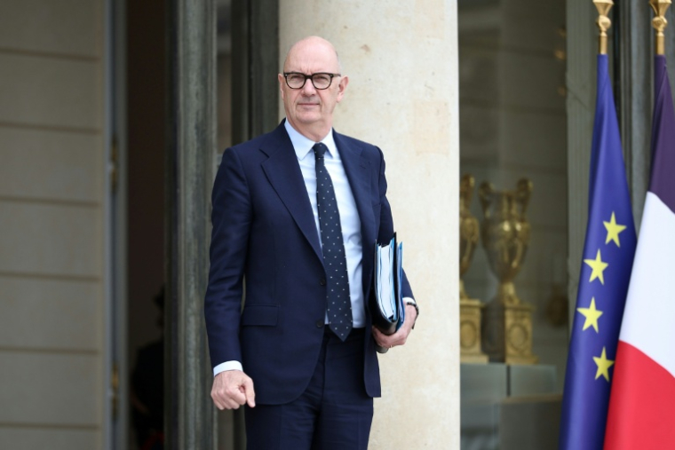 Le ministre de l'Economie Roland Lescure à l'Elysée à Paris, le 1er juillet 2026 ( AFP / SIMON WOHLFAHRT )