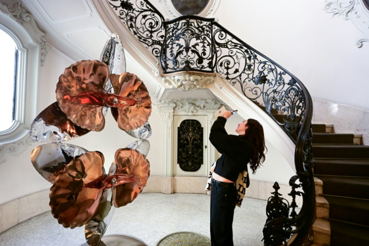 Le Palazzo Donizetti lors d'un événement organisé par des designers internationaux pour Artemest, le 7 avril 2025 à Milan ( AFP / Piero CRUCIATTI )