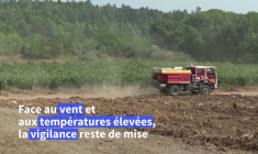 Var: l'incendie n'évolue pas mais n'est pas fixé