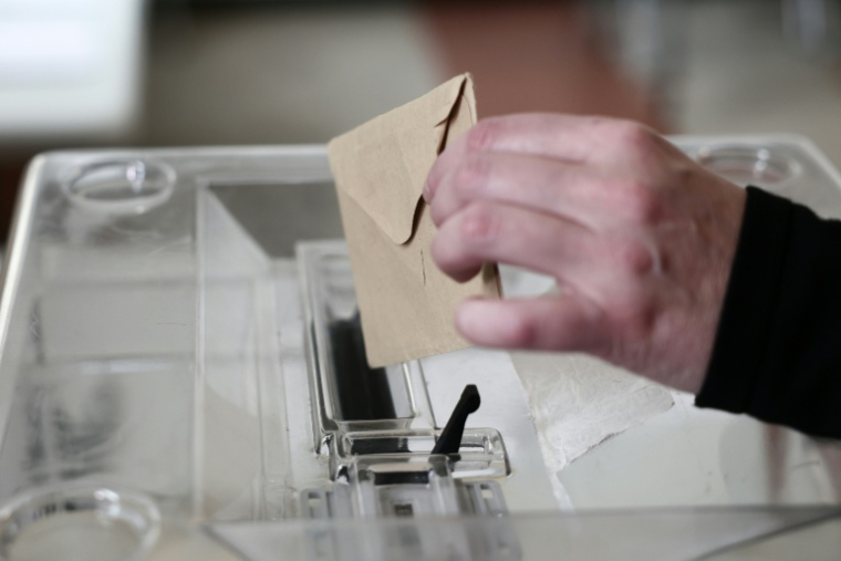Répétition de vote avant les municipales à Marseille, le 12 février 2026 ( AFP / Thibaud MORITZ )