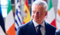 Le ministre français des Finances Bruno le Maire à Bruxelles, Belgique