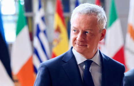 Le ministre français des Finances Bruno le Maire à Bruxelles, Belgique
