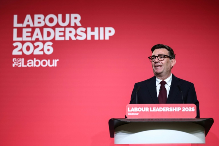 Andy Burnham, confirmé comme nouveau chef du Parti travailliste et prochain Premier ministre britannique, lors de la conférence extraordinaire du Labour à Londres, le 17 juillet 2026 ( POOL / Henry NICHOLLS )
