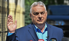 L'ancien Premier ministre hongrois Viktor Orban à Budapest en Hongrie le 22 juillet 2026 ( AFP / Attila KISBENEDEK )
