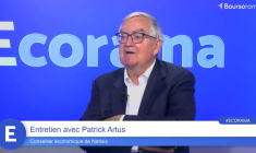 Patrick Artus (Natixis) : "La note de crédit de la France est clairement trop haute !"