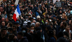 Manifestations à Paris contre la réforme des retraites du gouvernement français
