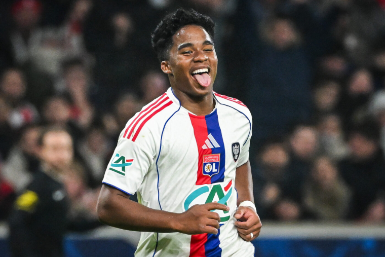 Endrick déjà comme chez lui à l’OL après son premier but à Lille