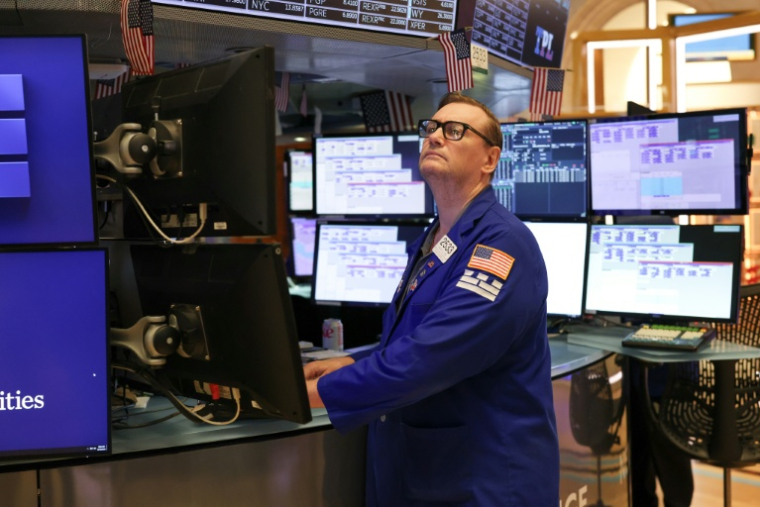 Un opérateur à la Bourse de New York, le 15 août 2025 ( AFP / TIMOTHY A. CLARY )