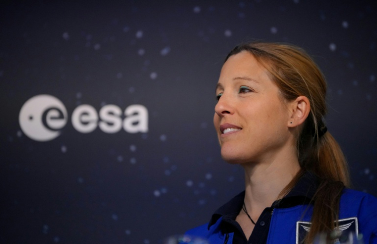 Sophie Adenot à Cologne en Allemagne le 5 janvier 2026 ( AFP / Pau Barrena )