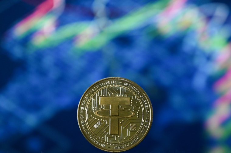 Tether est un stablecoin adossé au dollar. ( AFP / Justin TALLIS )