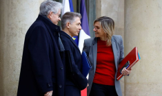 Conseil des ministres hebdomadaire du gouvernement français sortant à l'Élysée à Paris