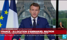 REPLAY - Vaccination obligatoire et pass sanitaire...au menu de l'allocution d'Emmanuel Macron