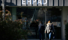 Un Ehpad à Nantes, le 30 novembre 2022 ( AFP / LOIC VENANCE )