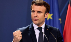 MACRON LUNDI À BERLIN POUR LE PREMIER DÉPLACEMENT À L'ÉTRANGER DE SON SECOND MANDAT