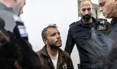 Le militant pro-palestinien brésilien Thiago Avila, au tribunal d'Ashkelon le 5 mai 2026 ( AFP / ilia YEFIMOVICH )
