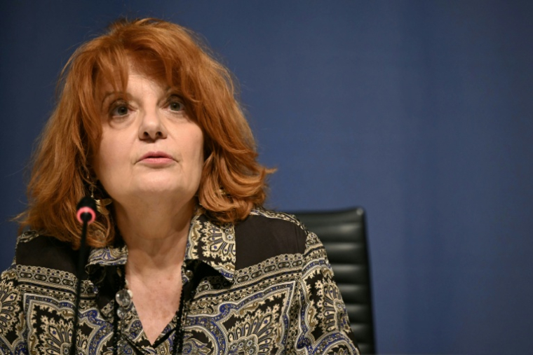 La procureure de Paris Laure Beccuau le 25 mars 2026, à Paris ( AFP / Blanca CRUZ )