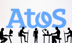 Photo d'illustration du logo d'Atos
