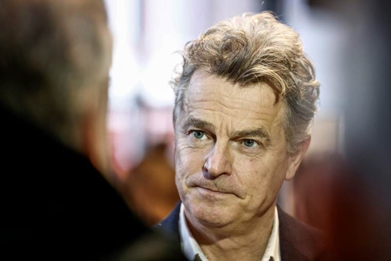 Fabien Roussel, le 15 mars 2024, à Lille ( AFP / SAMEER AL-DOUMY )