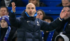 L'entraîneur italien de Chelsea Enzo Maresca face à Fulham, le 26 décembre 2025 Stamford Bridge ( AFP / Glyn KIRK )