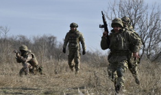 Des militaires ukrainiens en Ukraine, le 15 janvier 2025. ( AFP / GENYA SAVILOV )