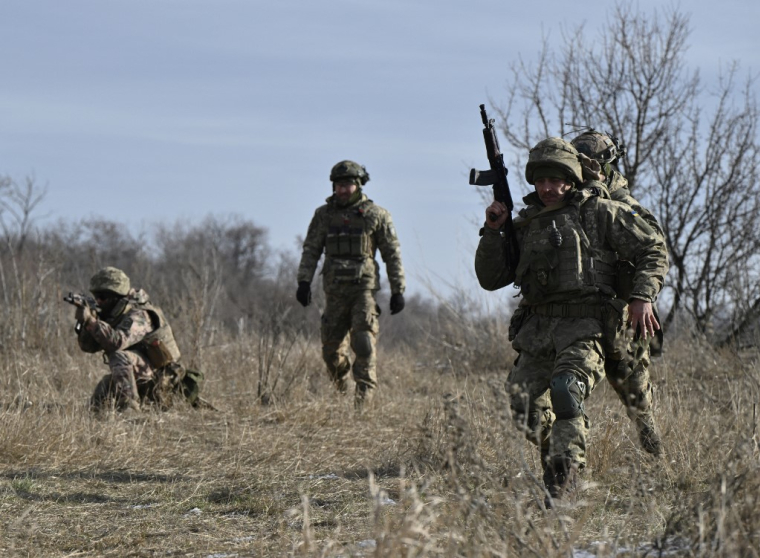 Des militaires ukrainiens en Ukraine, le 15 janvier 2025. ( AFP / GENYA SAVILOV )
