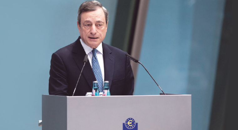 Un tiers des gouverneurs de la BCE serait hostile au plan de Mario Draghi. (© BCE)