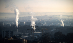 Les émissions de gaz à effet de serre en baisse en 2026 en France, mais pas assez ( AFP / Lionel BONAVENTURE )