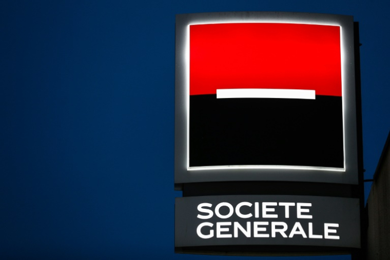 Ce sont les activités de détail en France de la Société Générale qui connaissent la meilleure progression entre avril et juin ( AFP / Sameer Al-DOUMY )