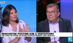 Face à Kim, Poutine trinque au "renforcement futur de la coopération" avec la Corée du Nord