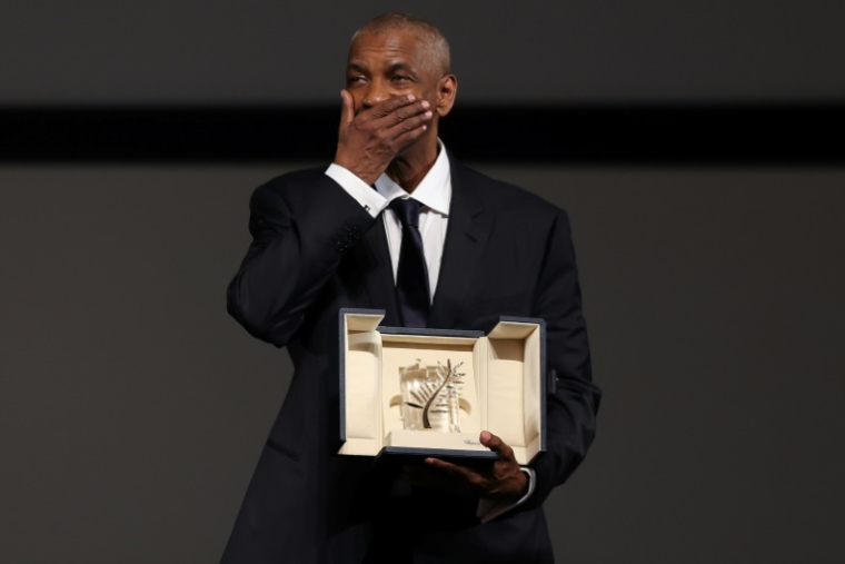 L'acteur américain Denzel Washington à Cannes le 19 mai 2025 ( POOL / Sameer AL-DOUMY )